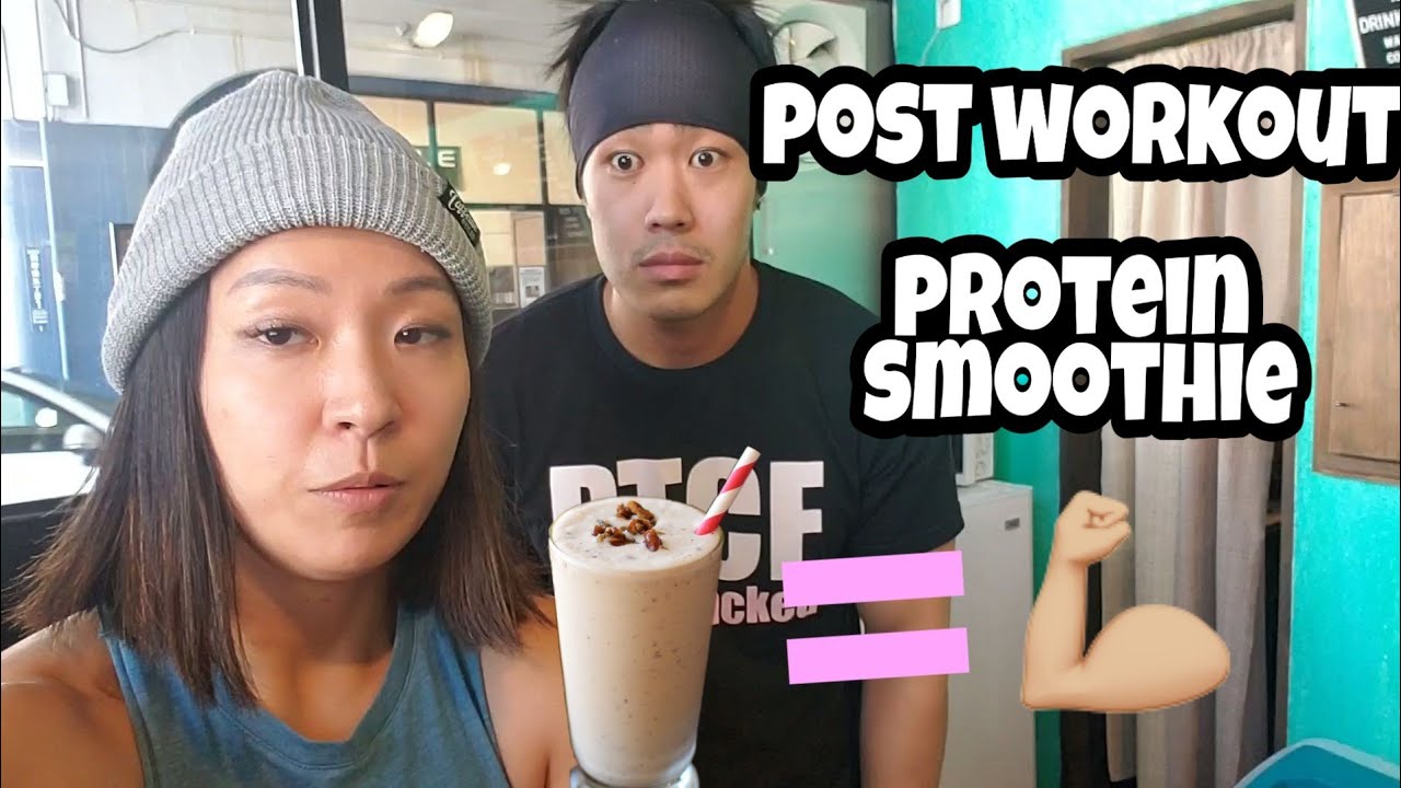 プロテインスムージー! post workout cereal protein shake! YouTube