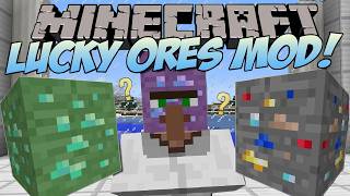 Minecraft | LUCKY ORES MOD! (What Will You Find?!) | Better Mining Mod Showcase 1.8