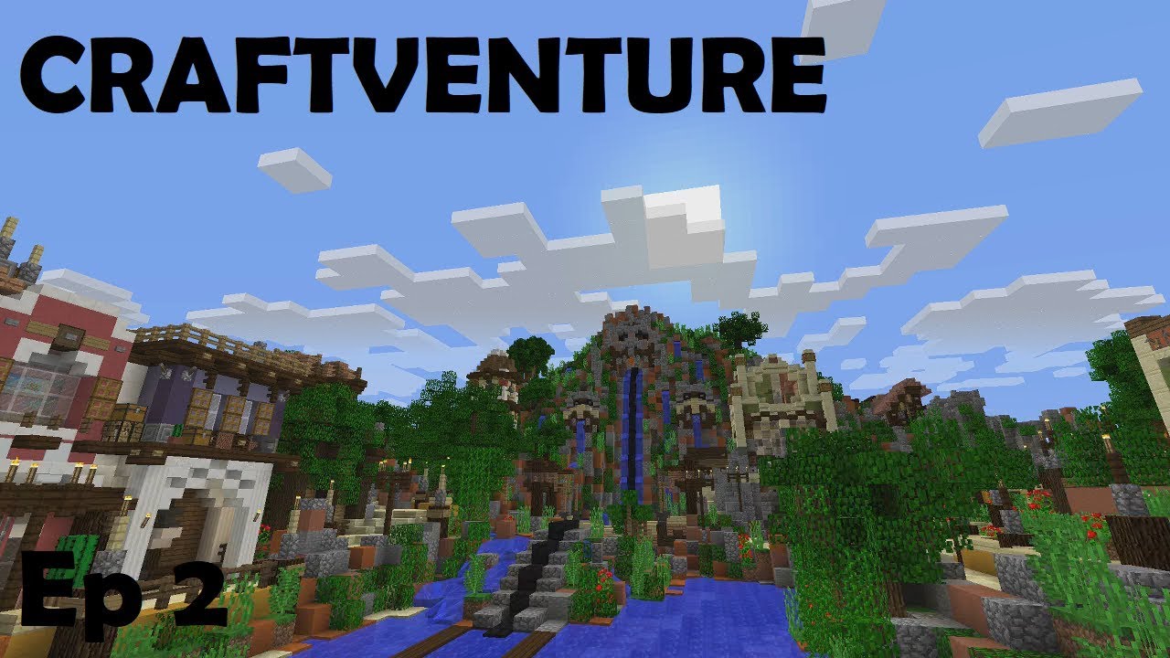 Minecraft Theme Park Server Ep2 (Craftventure) - YouTube