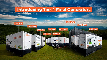 Aggreko Tier 4 Final Diesel Generators