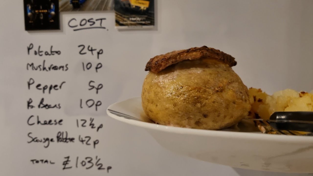 Simple Budget Cooking Ulitmate Filled Baked Potato uk foodie recipe how