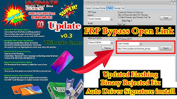 UMT UltimateSams v0.3 FRP Bypass Open Link Updated Flashing | Binary Rejected Fix Updated Security