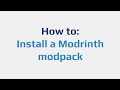 How to: Install a Modrinth modpack