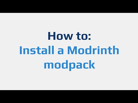 How to: Install a Modrinth modpack