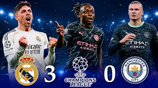 Valverde's Historic Hat-trick🔥🤯 Real Madrid {3-0} Manchester City // 2026 Champions League🏆 Comme...