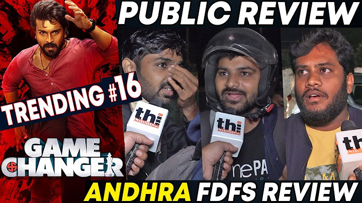 ♟️Game Changer Public Review Tamil | Ram Charan, Shankar | Game Changer Movie Review