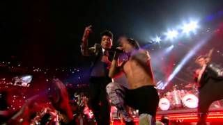 Video thumbnail of "Super Bowl XLVIII Bruno Mars Halftime Show 2014 HD"