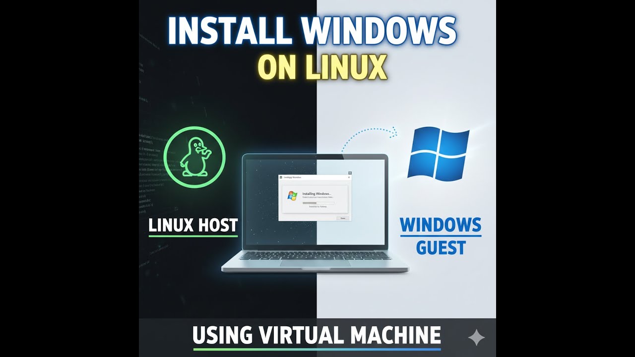 How to Install Windows on a Chromebook (or Linux PC) using QEMU/KVM and virt-manager 