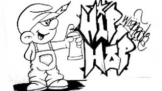 How to Draw a SMURF and graffiti