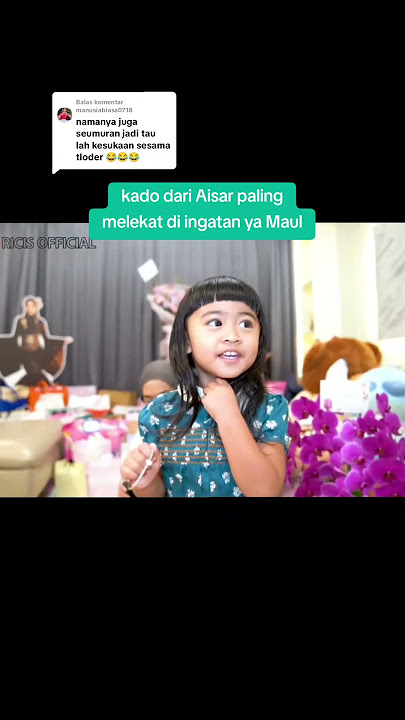 Kayaknya Moana Paling Pavorit Kado Dari Om Aisar Khaledd Khaledd