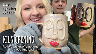 Last kiln opening of 2023! The good and bad of pottery. New glazes and combos. screenshot 5