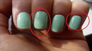 how to get rid of air bubbles in your nail polish