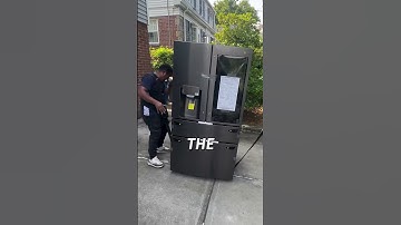 Een geniale manier om een ​​koelkast te verplaatsen!❄️