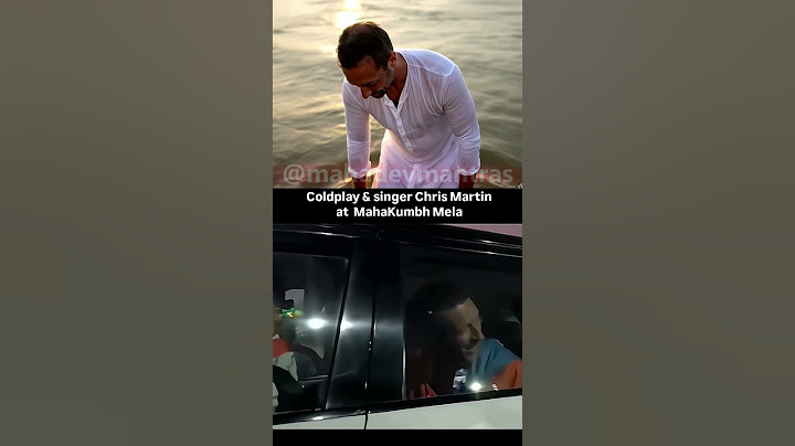 Chris Martin from Coldplay visits the Mahakumbh 2025! Coldplay India - Kumbh Mela