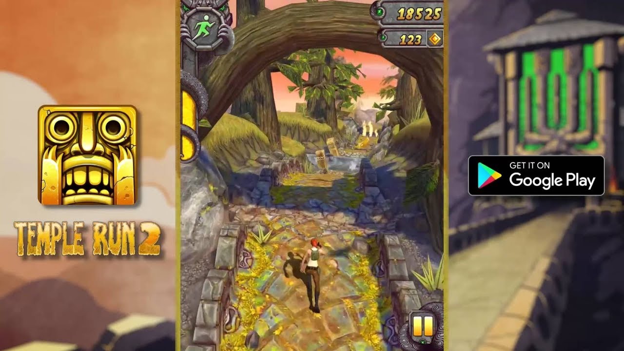 1 アクション Temple Run2初見実況プレイ ゴリラに追っかけられる Youtube