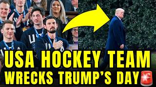 🚨Trump RUNS INTO HIDING As Team USA Hockey BETRAYS HIM
