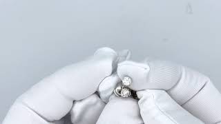 Vidéo: Puces d'oreilles Tiffany & Co en Platine avec 2 Diamants Brillants de 0,20 Cts