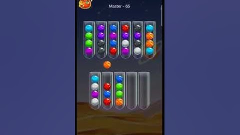 Golden Bubble Sort Master Level 65 (gameplay walkthrough)