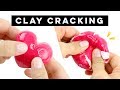 5 Types of CLAY CRACKING! Testing out Viral Instagram Trend! ASMR