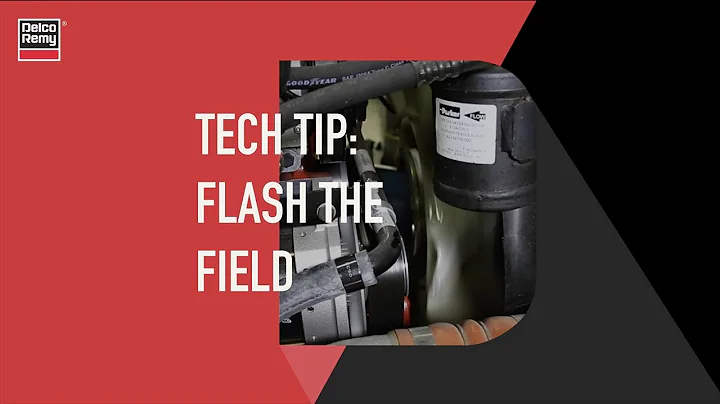 Fixing Alternators that Won't Charge by Flashing the Field | Delco Remy Tech Tip