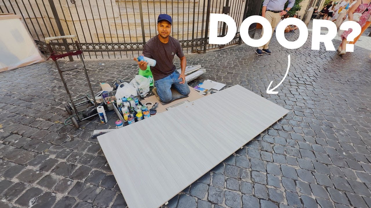 I Gave an Artist in Rome 100 Euros to Paint My Door...