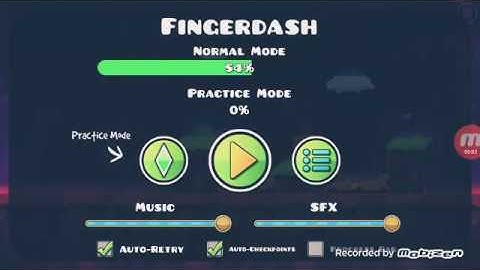 Geometry Dash FINGERDASH 3 COINS