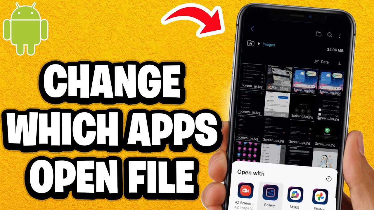 How To Change Which Apps Open File On Android - Fastest Guide - YouTube