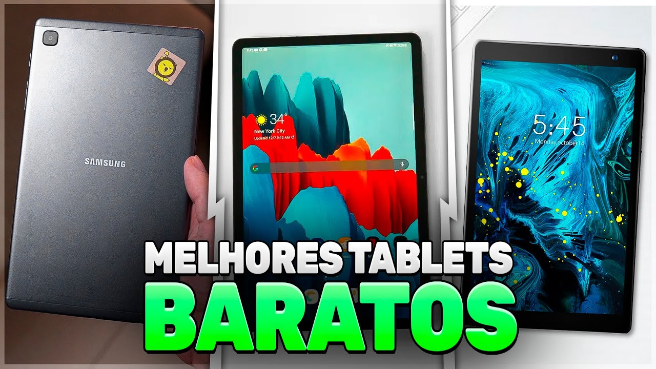 MELHORES TABLETS BARATOS para ESTUDAR em 2024 ! ‹ Tem até de 250 reais ...
