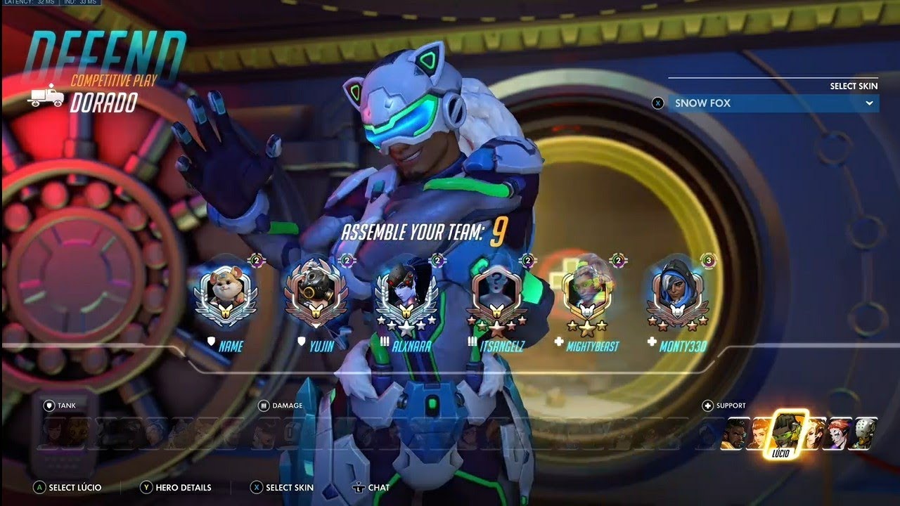 Overwatch XBOX ONE - Competitive Lucio Gameplay On Dorado - Season 30