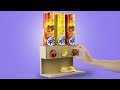 How to Make  Snacks Vending Machine from Cardboard