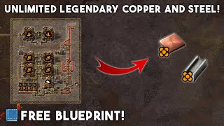 Get Infinite Legendary Copper and Steel! [FREE BLUEPRINT] | Factorio Space Age