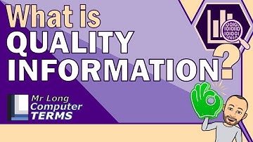 Mr Long Computer Terms | What is Quality Information?