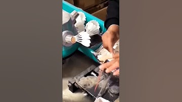 Crafting Shuttlecocks with Skill and Precision - Why Work Hard When Machines and tools Work Smart?