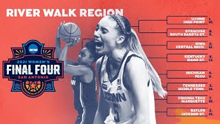 River Walk region revealed - 2021 women's NCAA tournament