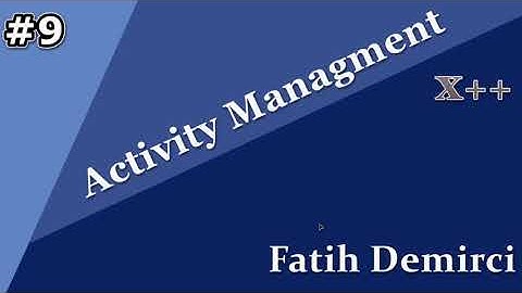 X++ :Activity Managment 9- InitValue, ModifiedField, Copy Record