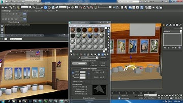 Tutorial on Modeling and Texturing a stall design in 3dsmax. ( Part 2)