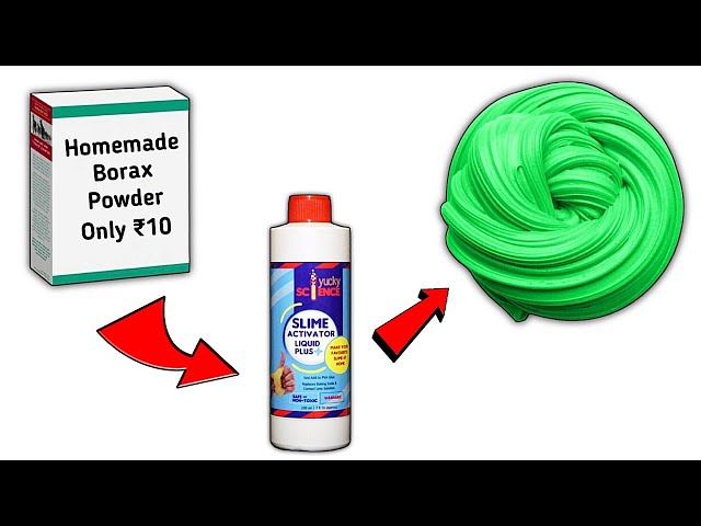 100% Working घर पर Borax कैसे बनाए / how to make slime activator at home  without borax with proof 