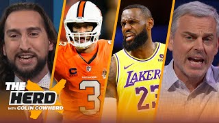 Broncos to release Russell Wilson, LeBron eclipses 40k points, Are the Celtics favorites? | THE HERD