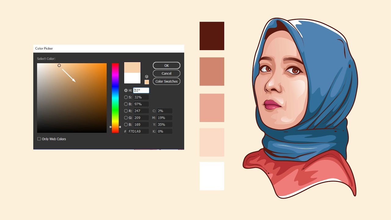 Membuat Skintone Sendiri Adobe Illustrator YouTube