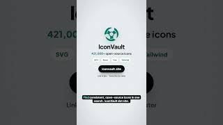 421,000  Free SVG Icons in One Search Box (No Signup Needed)