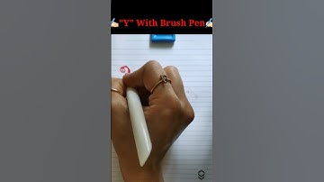 ✍🏻"Y" With Brush Pen✍🏻 | Handwriting Video | #shortsfeed |#calligraphy |