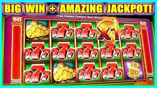 AMAZING JACKPOT + BIG WINS ON ROARING RICHES SLOT MACHINE $3 - $30 BETS