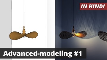 Advance Modelling | Pendant Light | SketchUp | in Hindi #1
