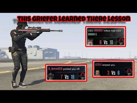 Made This Tryhard Regret Griefing GTAV Online
