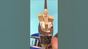 the process of attaching the axe to the handle is easy and fast #construction #popular #shorts