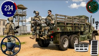 🪖 US Offroad Army Truck Driving 3D 2026 - Army Truck Driving Cargo Games - Android Gameplay screenshot 3