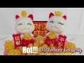 【ENG】 How to Make 3D Fortune Cat Jelly Cake Step by Step 3D Fortune Cat Agar Agar 立体招财猫燕菜做法英文版本