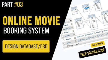 03 - Design Database in Real-time 2023 | Online Movie Booking System in PHP/MYSQL | Urdu/Hindi