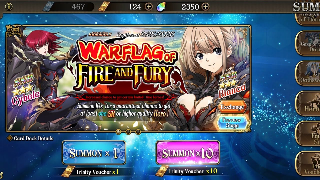 Langrisser Mobile - 210 Ticket Summoning