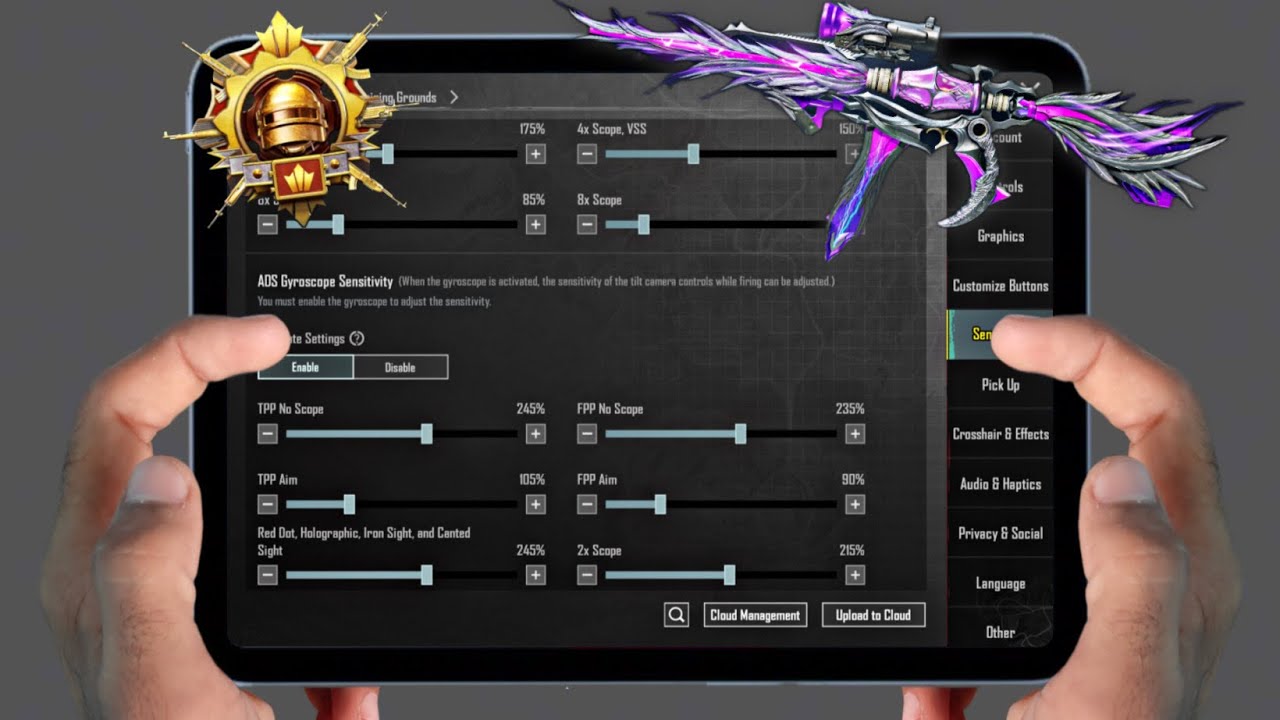 iPad 11th Gen 2025 GYRO SENSITIVITY & CONTROLS settings reveal 😱 || BGMI/PUBG MOBILE 